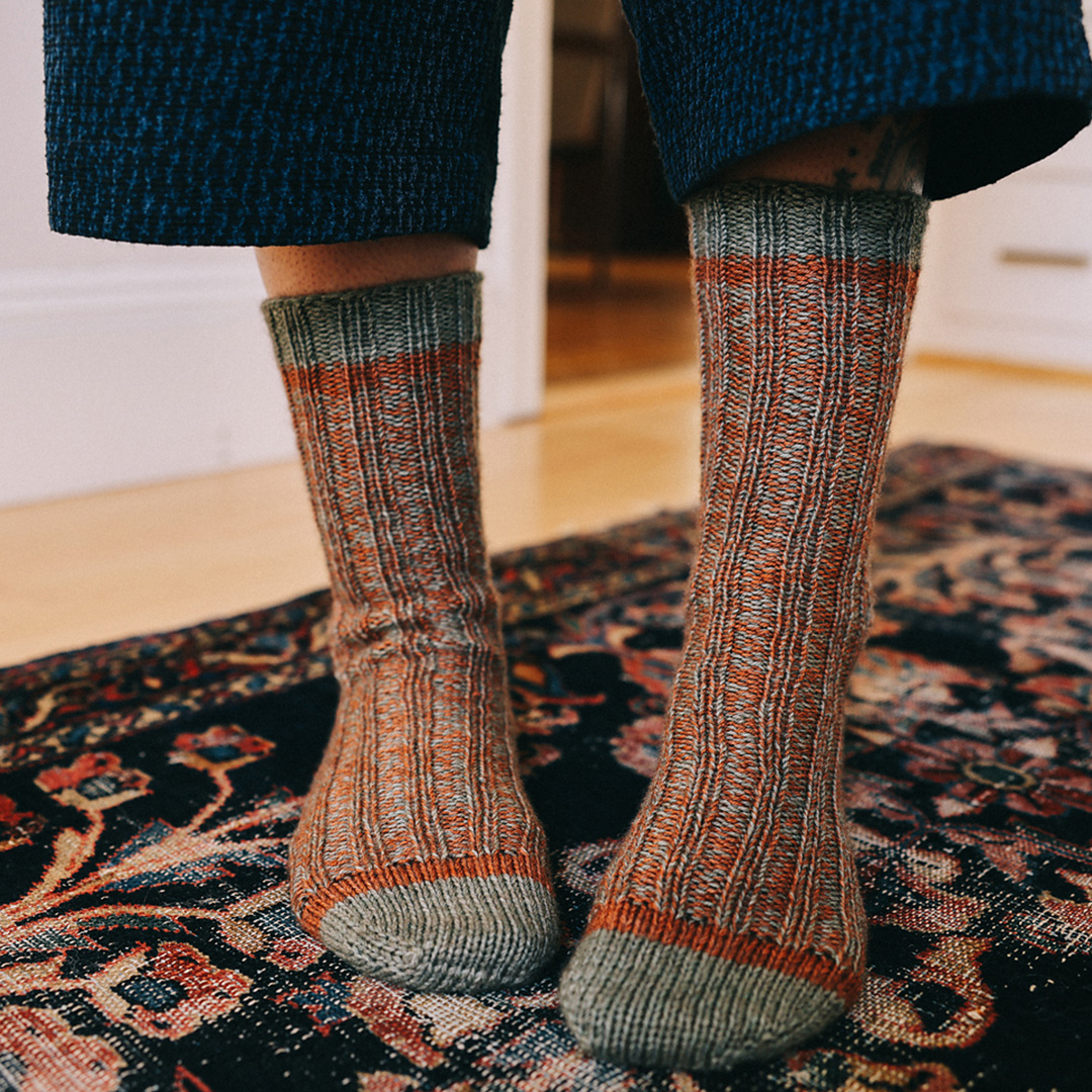 Image of Andrea Mowry's Bear Paw Socks